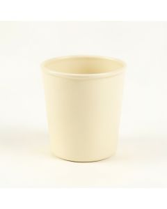 Sage Bend Empty Candle Holder - Cream (synthetic illustration; no displayed measurements)