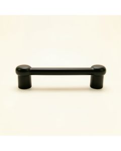 Oak Crossing Cabinet Handle Without Packaging - Black (synthetic illustration; no displayed measurements)