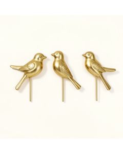 Contemporary Birds 3 Piece Wall Décor Set (synthetic illustration; no displayed measurements)