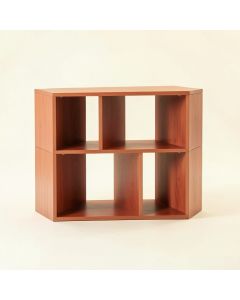 Brook Canyon Desktop Shelving Unit - Terracotta (synthetic illustration; no displayed measurements)