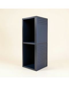 Hill Brook Narrow Cubby Tower - Navy (synthetic illustration; no displayed measurements)