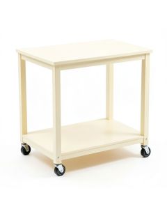 Stone Bluff Empty Rolling Workshop Cart - Cream (synthetic illustration; no displayed measurements)