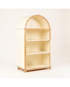 Ash Bend Freestanding Bookcase - Cream (synthetic illustration; no displayed measurements)