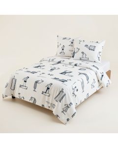 Holli Zollinger Shiko Marine Duvet Cover (synthetic illustration; no displayed measurements)