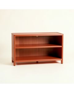 River Branch Low Bookcase - Terracotta (synthetic illustration; no displayed measurements)