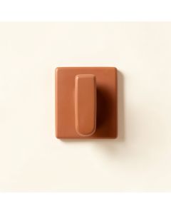 Sage Bridge Wall-Mounted Robe Hook - Terracotta (synthetic illustration; no displayed measurements)
