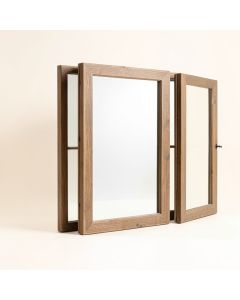 2 Piece Kissena Window Pane Farmhouse Accent Mirror Set (synthetic illustration; no displayed measurements)