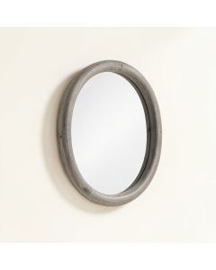 Field Brook Framed Wall Mirror - Gray (synthetic illustration; no displayed measurements)