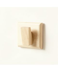 Linden Brook Wall-Mounted Robe Hook - Ivory (synthetic illustration; no displayed measurements)
