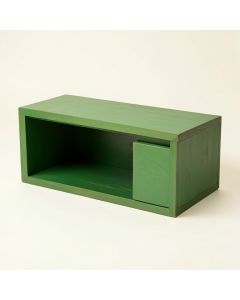 Cliff Brook Shoe Storage Bench - Green (synthetic illustration; no displayed measurements)