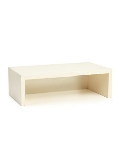 Bay Field Desktop Monitor Riser - Cream (synthetic illustration; no displayed measurements)