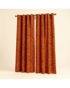 Ambesonne Leopard Print Curtains (synthetic illustration; no displayed measurements)