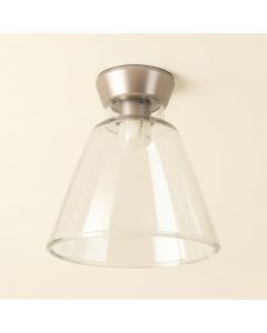 5 '' Glass Bell Ceiling Fan Fitter Shade ( Screw On ) (synthetic illustration; no displayed measurements)