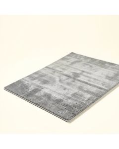Rugsotic Carpets Hand-Knotted Silk Gray Area Rug (synthetic illustration; no displayed measurements)