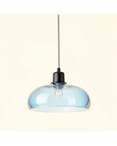 Alder Crest Pendant Light Suspended From One Plain Cable - Blue (synthetic illustration; no displayed measurements)