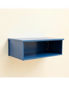 Olive Bridge Wall-Mounted Shelf - Blue (synthetic illustration; no displayed measurements)