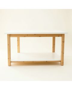 Dune Brook Empty Workshop Workbench - White (synthetic illustration; no displayed measurements)