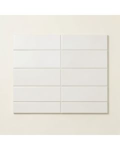Baisley 2 '' X 10 '' Straight Edge Ceramic Brick Look Subway Tile (synthetic illustration; no displayed measurements)