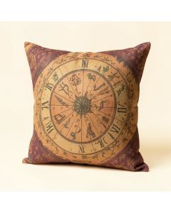 Hippie Style Zodiac Square Pillow Cover (synthetic illustration; no displayed measurements)