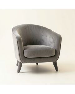 Reed Bridge Upholstered Armchair - Gray (synthetic illustration; no displayed measurements)