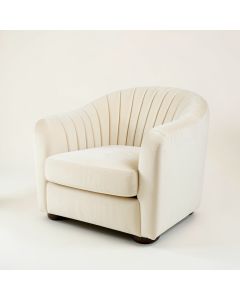 Hill Crest Upholstered Armchair - Cream (synthetic illustration; no displayed measurements)