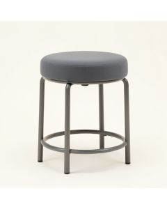 Bales Upholstered Curved Back Adjustable Height Swivel Bar Stool (synthetic illustration; no displayed measurements)