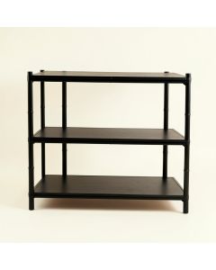 Wren Bridge Empty Seed-Starting Shelving Unit Without Lights - Black (synthetic illustration; no displayed measurements)