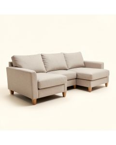Abiodun 94.5 '' Wide Right Hand Facing Modular Sofa & Chaise (synthetic illustration; no displayed measurements)