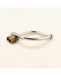 60 '' Adjustable Curved Tension Shower Curtain Rod (synthetic illustration; no displayed measurements)