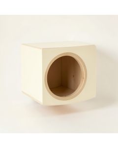 Wren Bend Wall-Mounted Cat Perch - Cream (synthetic illustration; no displayed measurements)