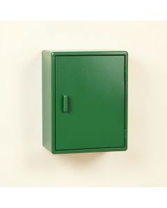 Harbor Dell Wall-Mounted Laundry Cabinet - Green (synthetic illustration; no displayed measurements)