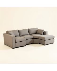 Pelchat 53 '' Wide Reversible Sofa & Chaise With Ottoman (synthetic illustration; no displayed measurements)