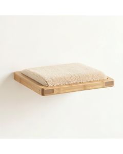 Flint Dale Wall-Mounted Cat Perch - Beige (synthetic illustration; no displayed measurements)