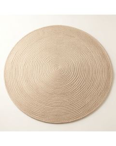 Hill Canyon Round Area Rug - Beige (synthetic illustration; no displayed measurements)