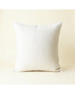 Reed Arc Filled Accent Pillow - White (synthetic illustration; no displayed measurements)