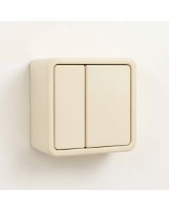 Hazel Dell Wall-Mounted Entry Cabinet - Ivory (synthetic illustration; no displayed measurements)
