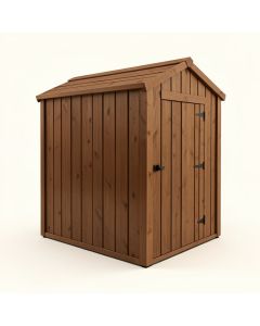 8 Ft. W X 4 Ft. D Solid Wood Lean-To Storage Shed (synthetic illustration; no displayed measurements)
