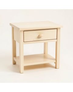 River Edge Nightstand - Ivory (synthetic illustration; no displayed measurements)
