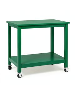 Wren Dell Empty Rolling Workshop Cart - Green (synthetic illustration; no displayed measurements)
