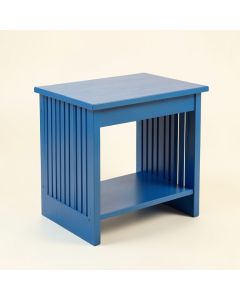 Holly Arc Small Writing Desk - Blue (synthetic illustration; no displayed measurements)