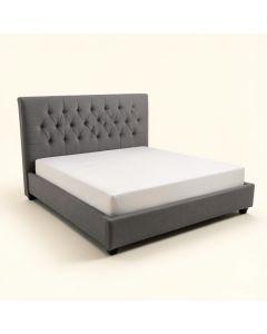 Crum Tufted Upholstered Low Profile Standard Bed (synthetic illustration; no displayed measurements)