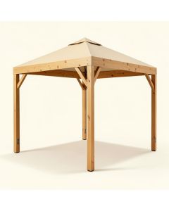 Meridian 14 Ft. W X 12 Ft. D Solid Wood Patio Gazebo (synthetic illustration; no displayed measurements)