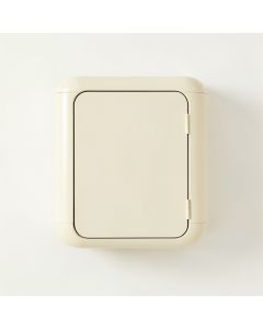Cedar Brook Wall-Mounted Laundry Cabinet - Cream (synthetic illustration; no displayed measurements)