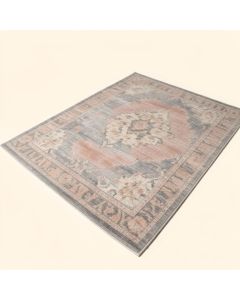 Skye Oriental Blush/Gray Area Rug (synthetic illustration; no displayed measurements)