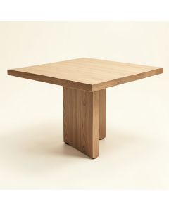Wonderly Pedestal Extendable Solid Wood Dining Table (synthetic illustration; no displayed measurements)