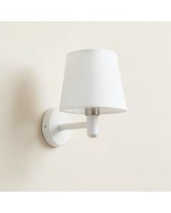 Lake Branch Wall Sconce Mounted On A Plain Wall - White (synthetic illustration; no displayed measurements)