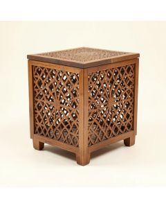 Beckner Jali End Table (synthetic illustration; no displayed measurements)