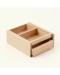 Heath Bridge Empty Coffee-Station Organizer - Beige (synthetic illustration; no displayed measurements)
