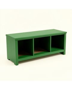 Harbor Dale Shoe Storage Bench - Green (synthetic illustration; no displayed measurements)