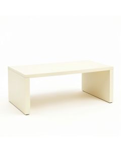 Glen Crossing Desktop Monitor Riser - Ivory (synthetic illustration; no displayed measurements)